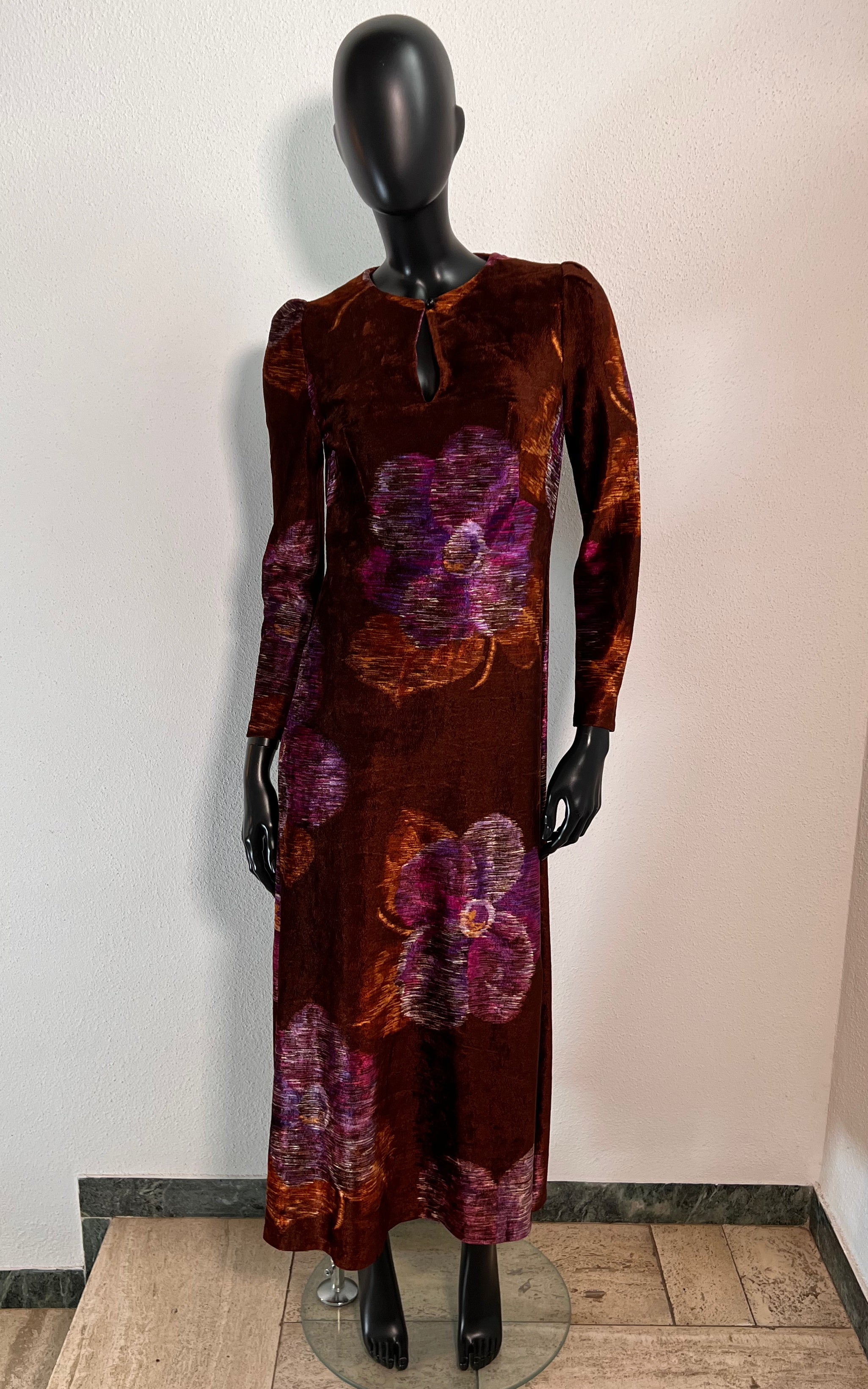 Abito vintage in velluto anni '60