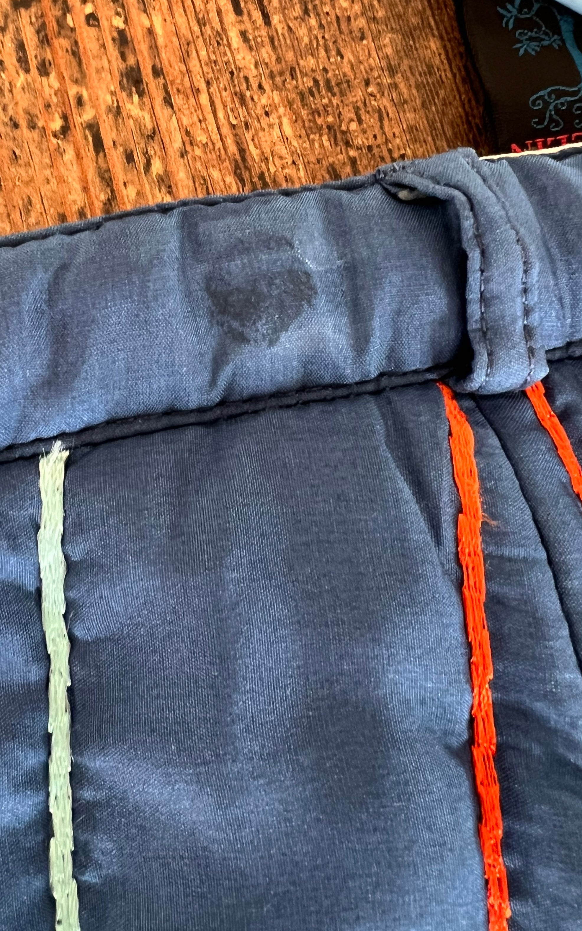 Pantaloni di seta gonfi vintage Zeppelin
