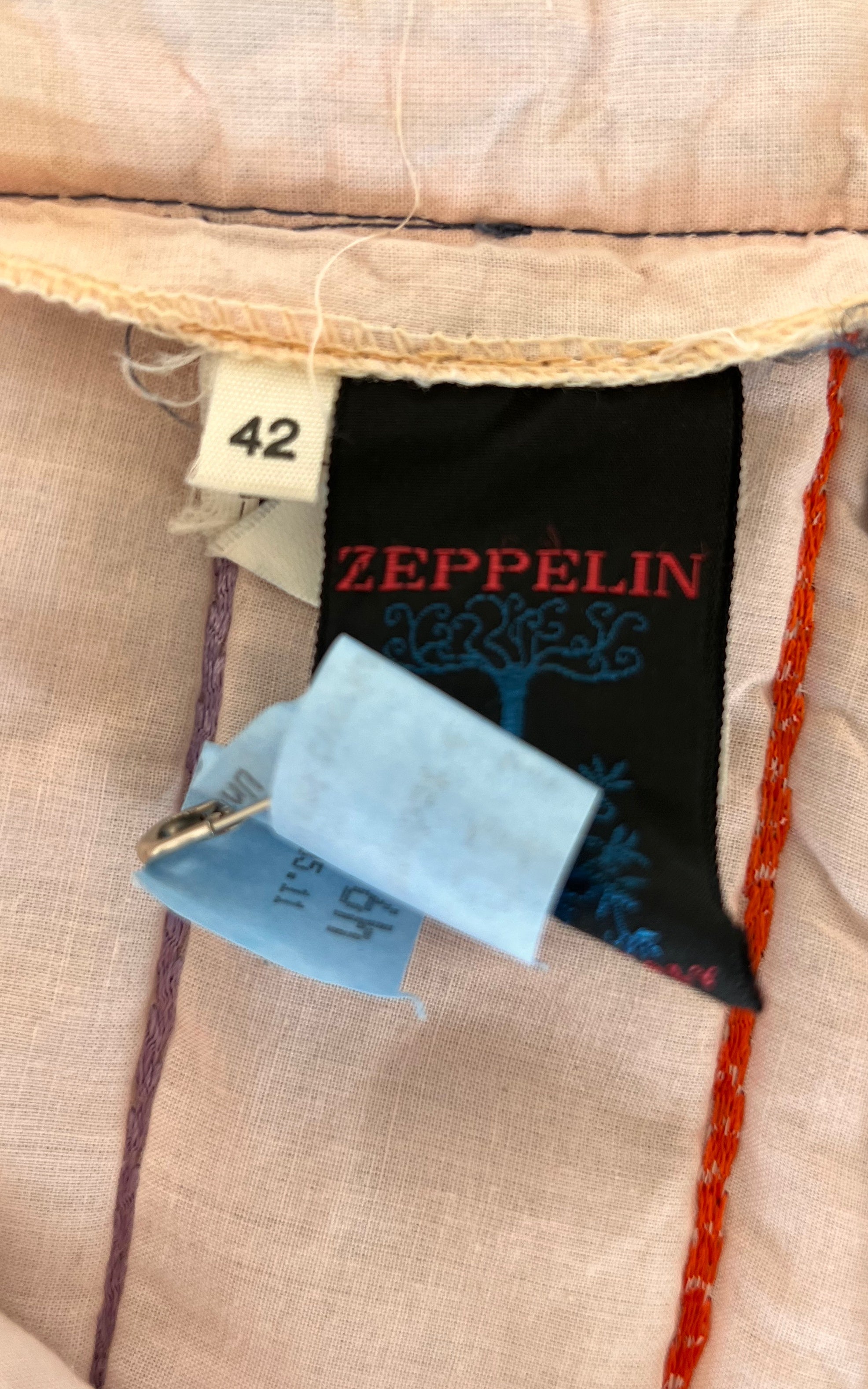 Pantaloni di seta gonfi vintage Zeppelin