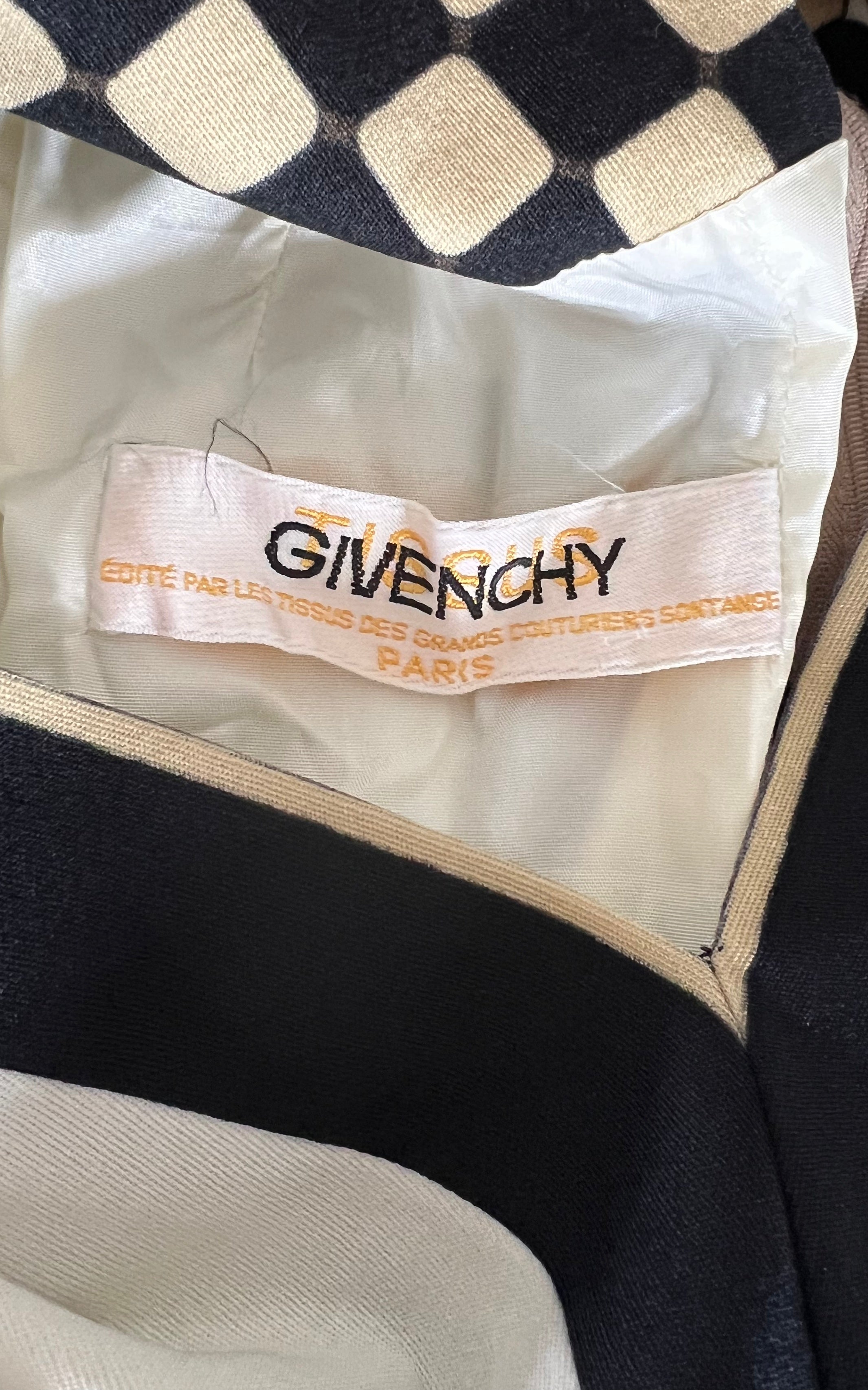 Abito vintage Givenchy Couture anni '70
