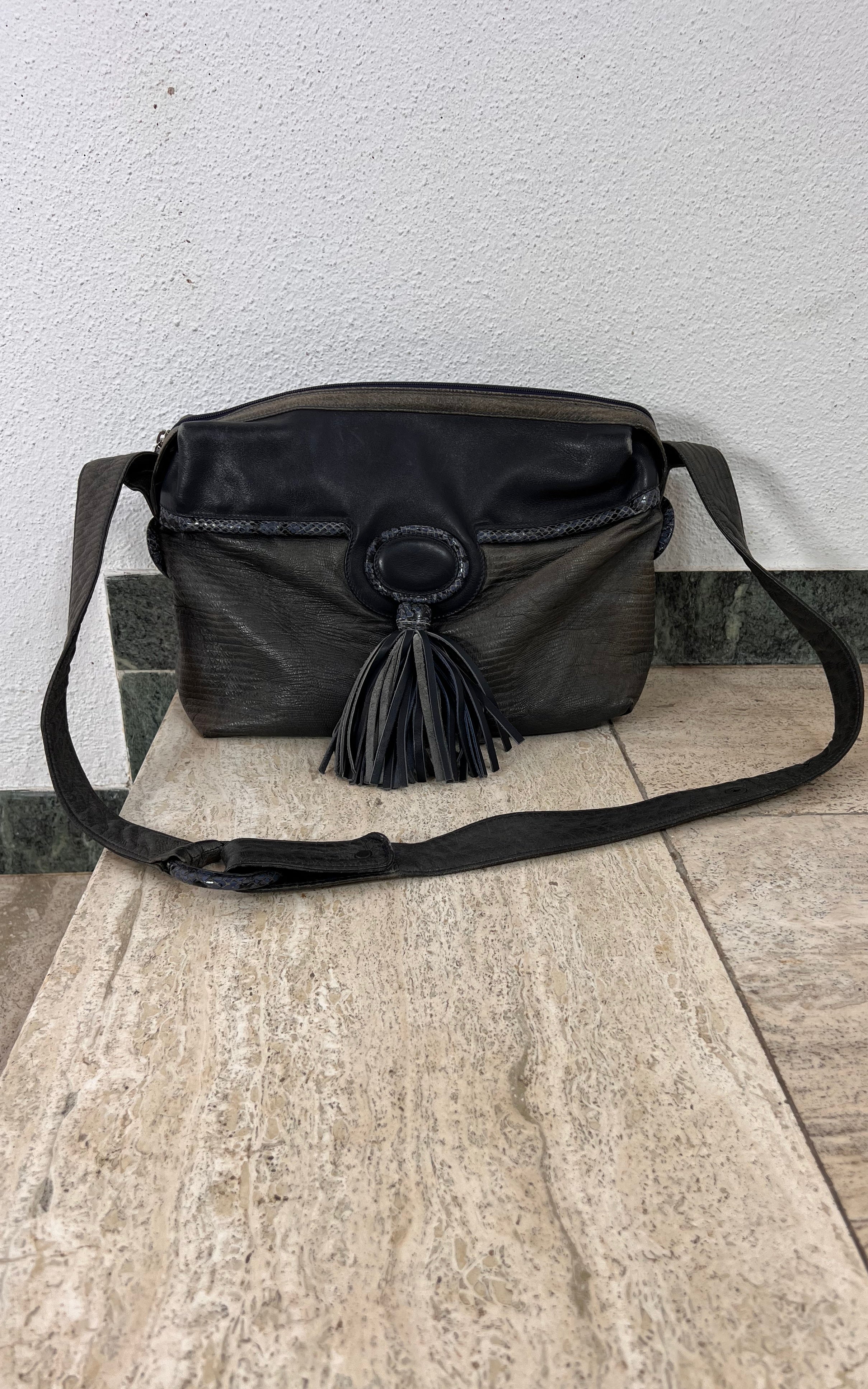 Vintage Mariotti Italian Leather Shoulder Bag