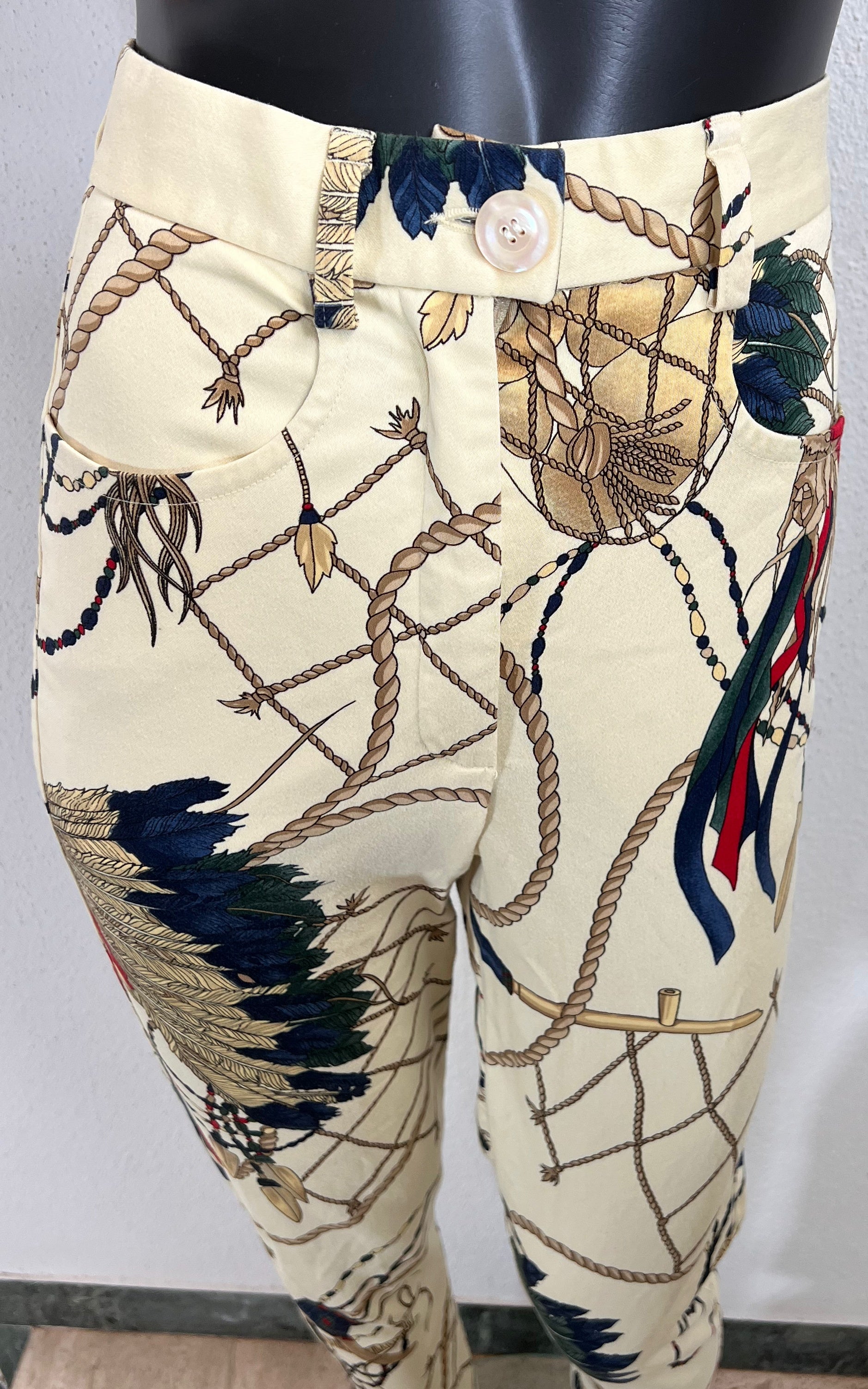Pantaloni vintage a vita alta Laurel