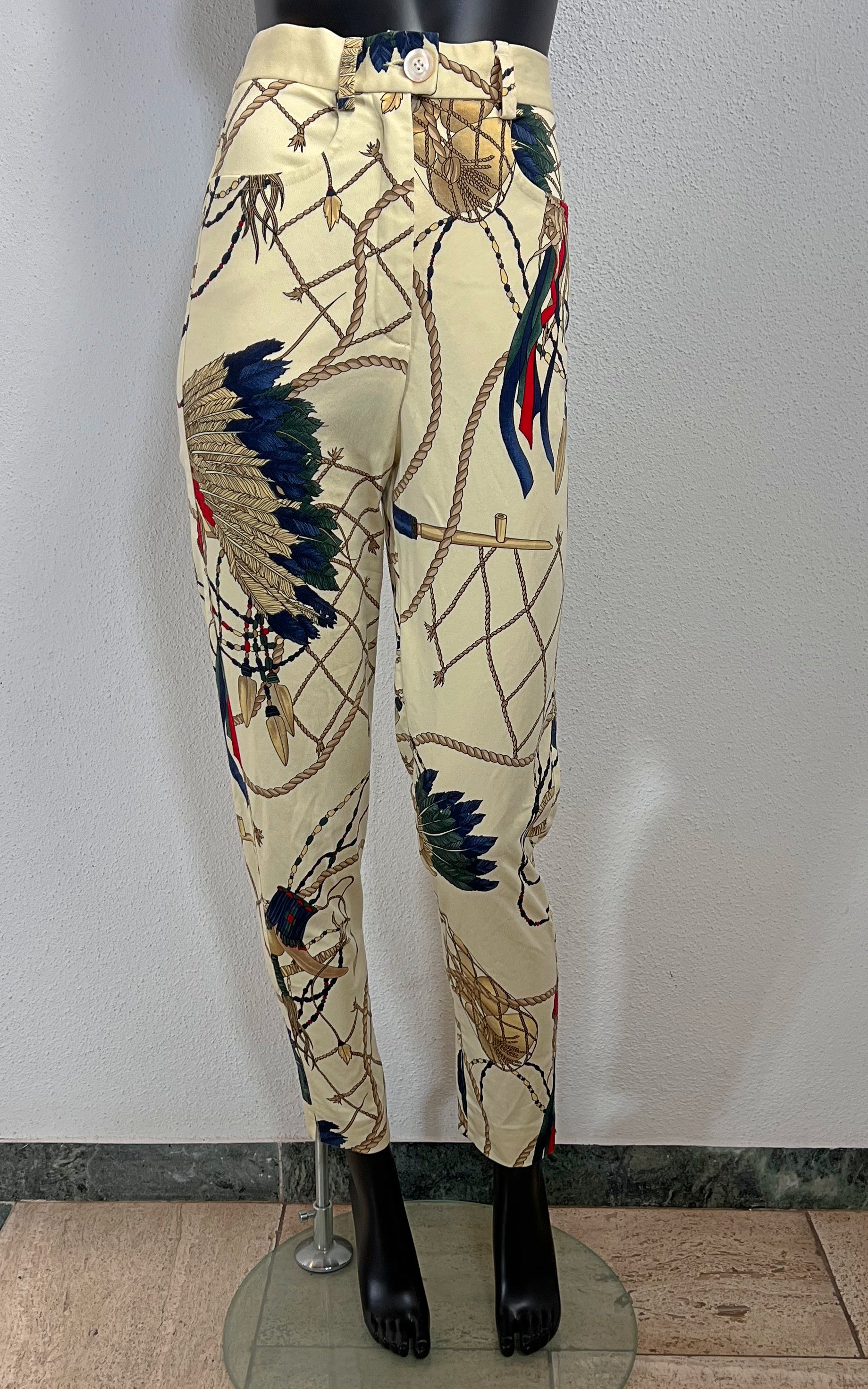 Pantaloni vintage a vita alta Laurel