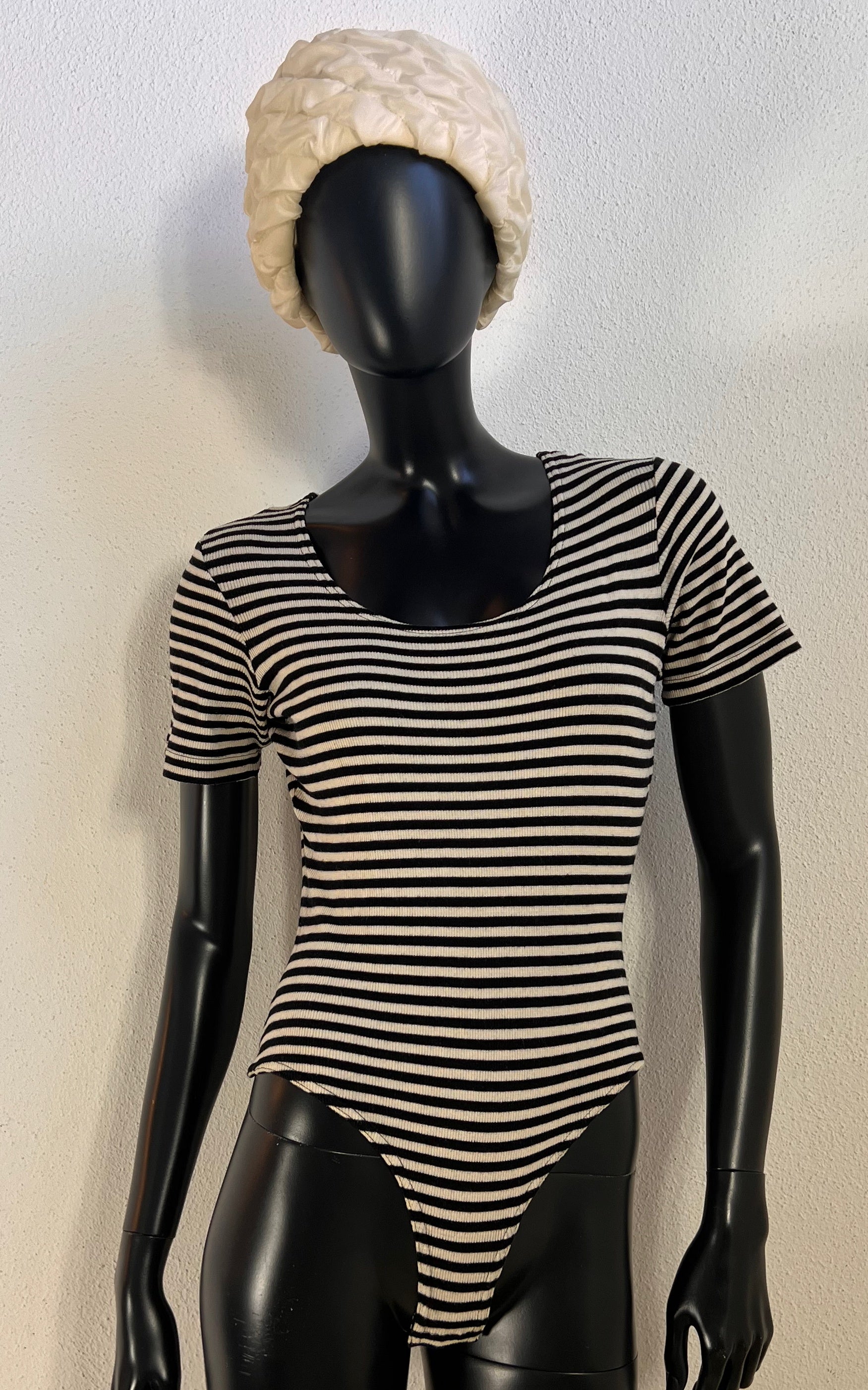 Vintage Alba Moda Striped Bodysuit