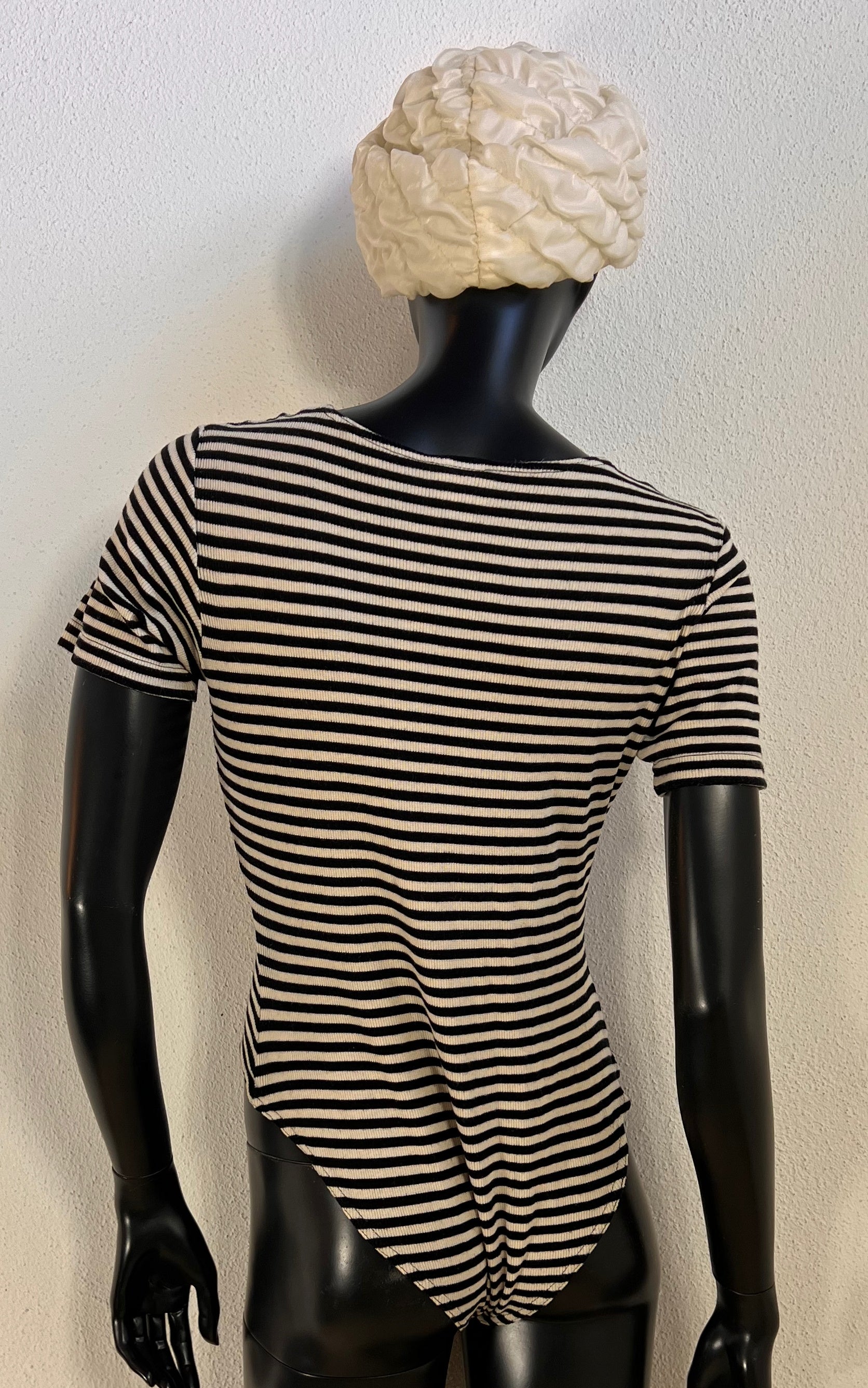Vintage Alba Moda Striped Bodysuit