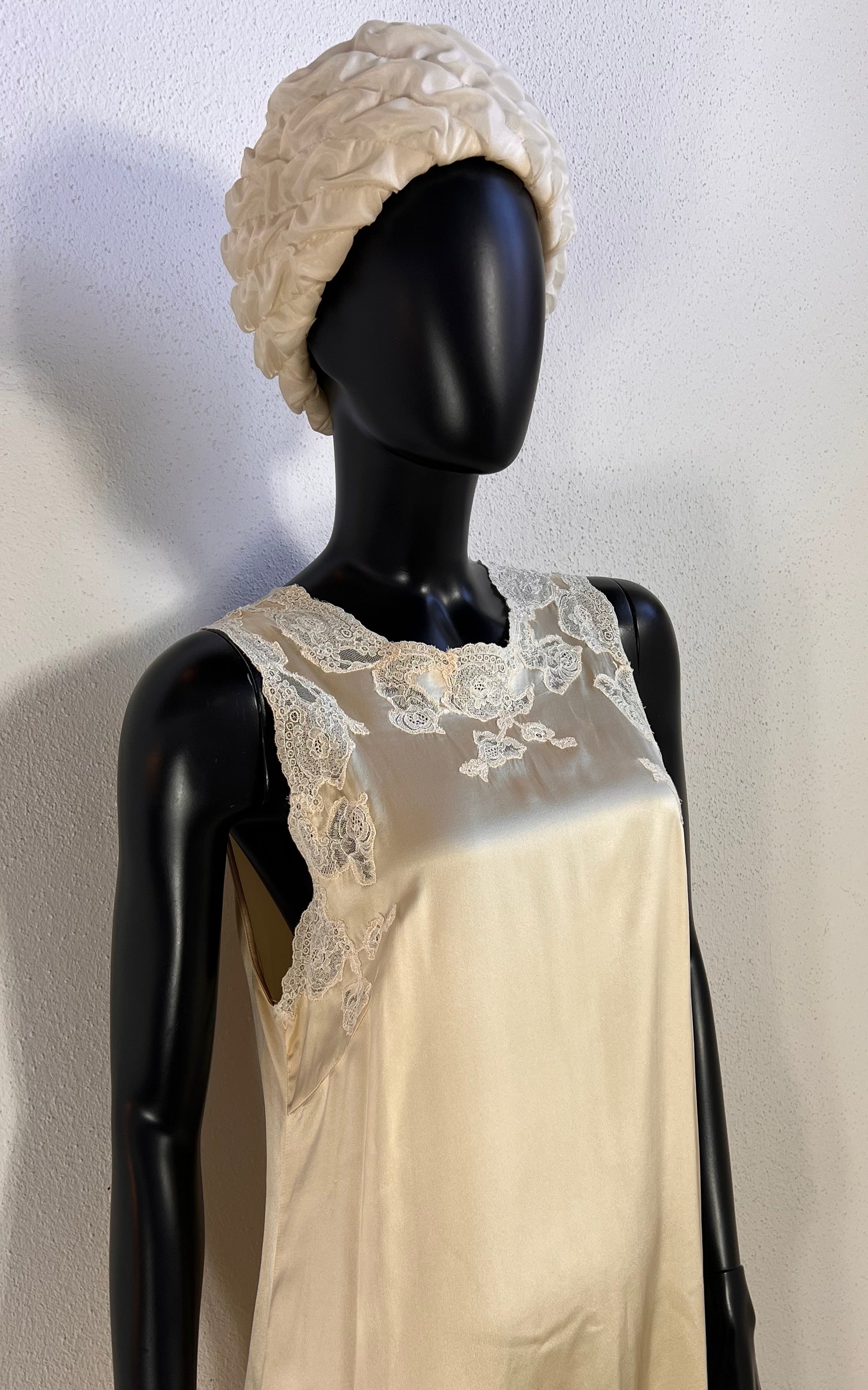 La Perla Ivory Silk Lace Maxi Dress