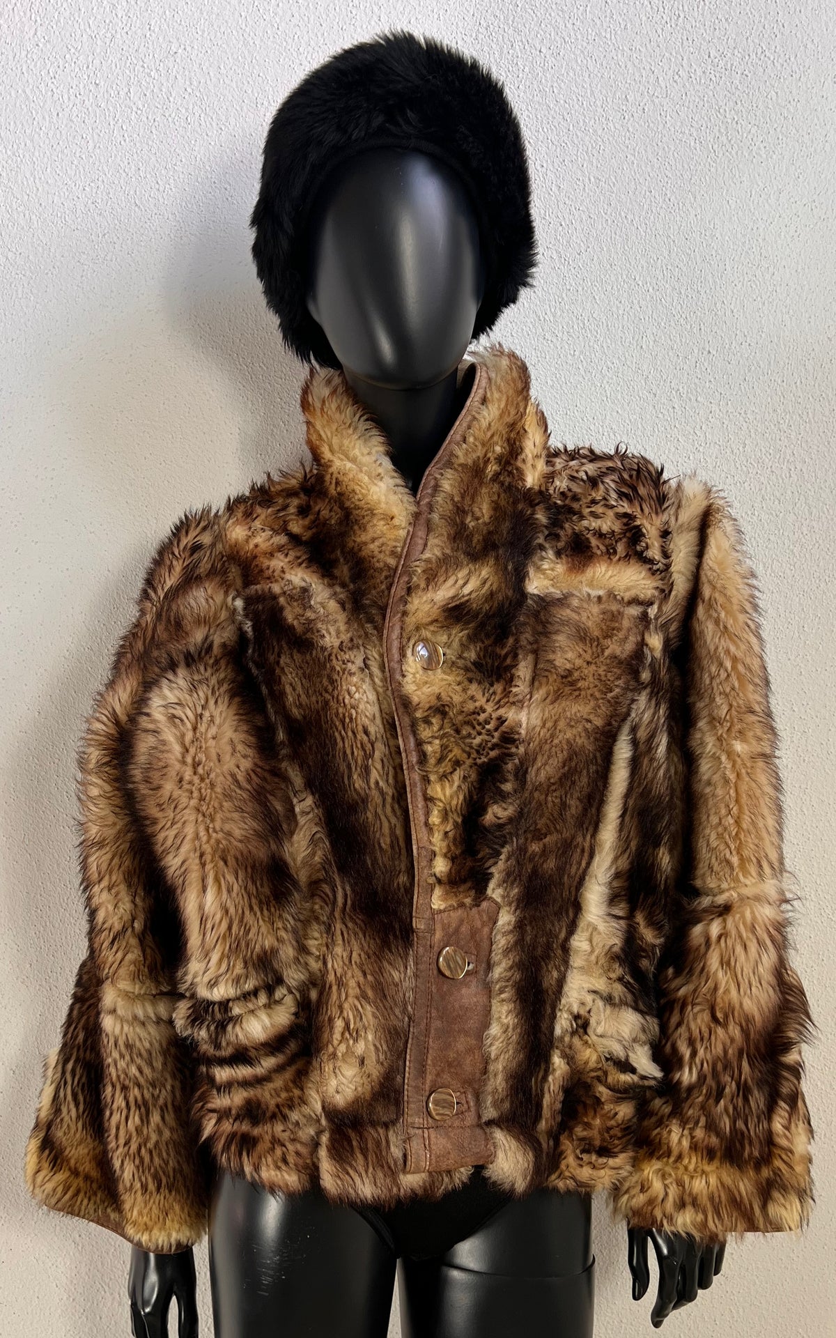 Reworked Curly Lamb Shearling Jacket