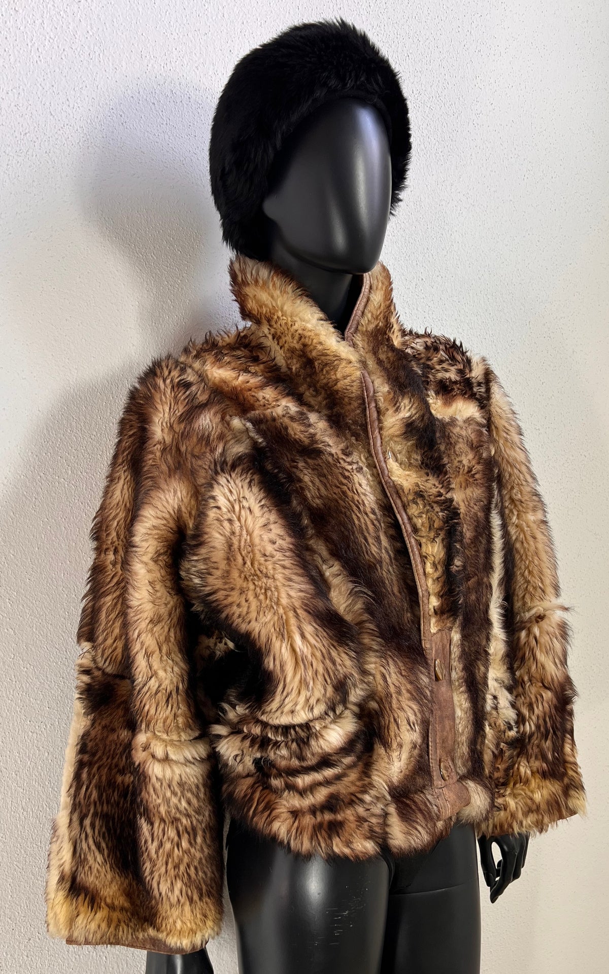Reworked Curly Lamb Shearling Jacket
