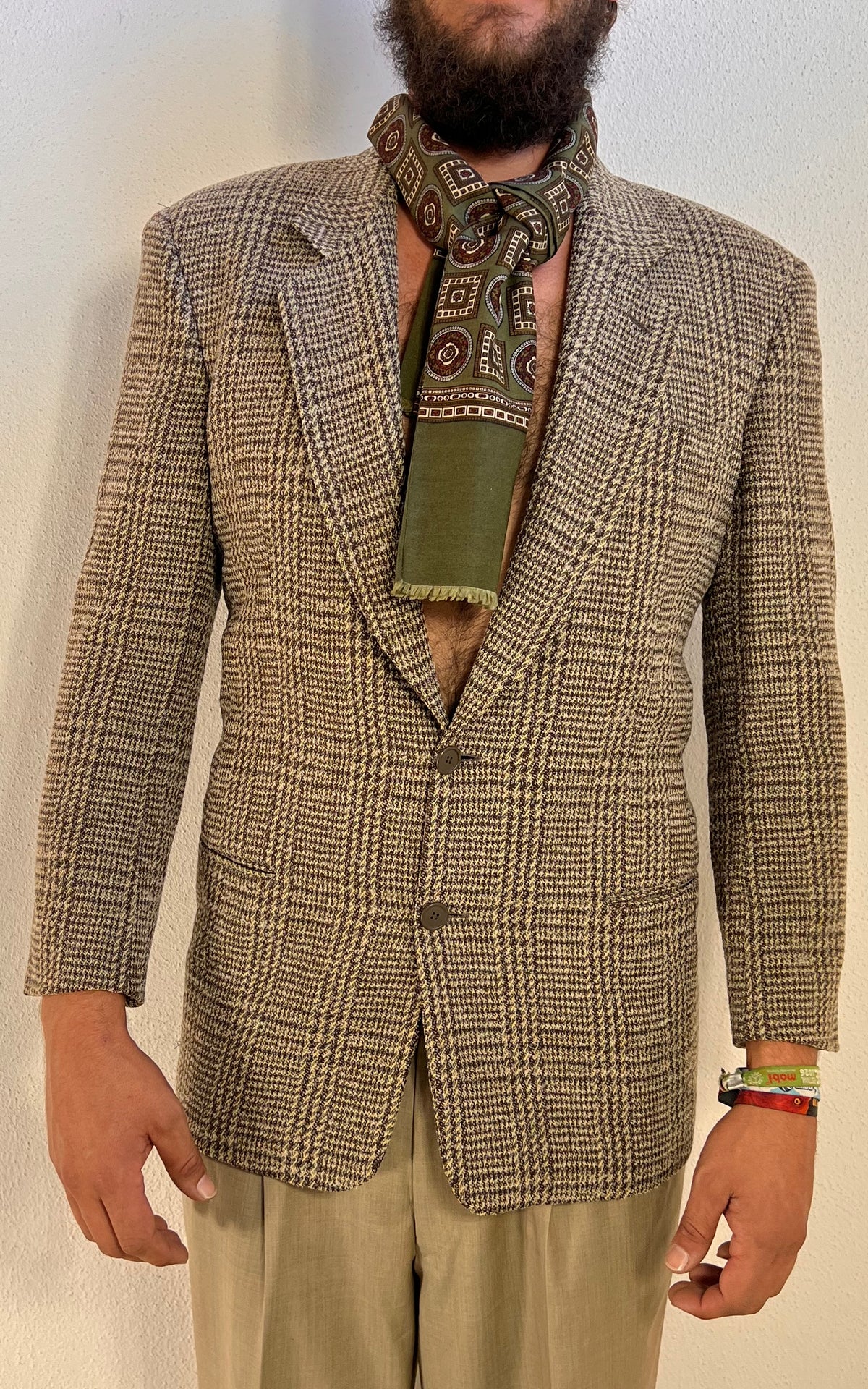Vintage MENS Giorgio Armani Le Collezioni Checked Blazer