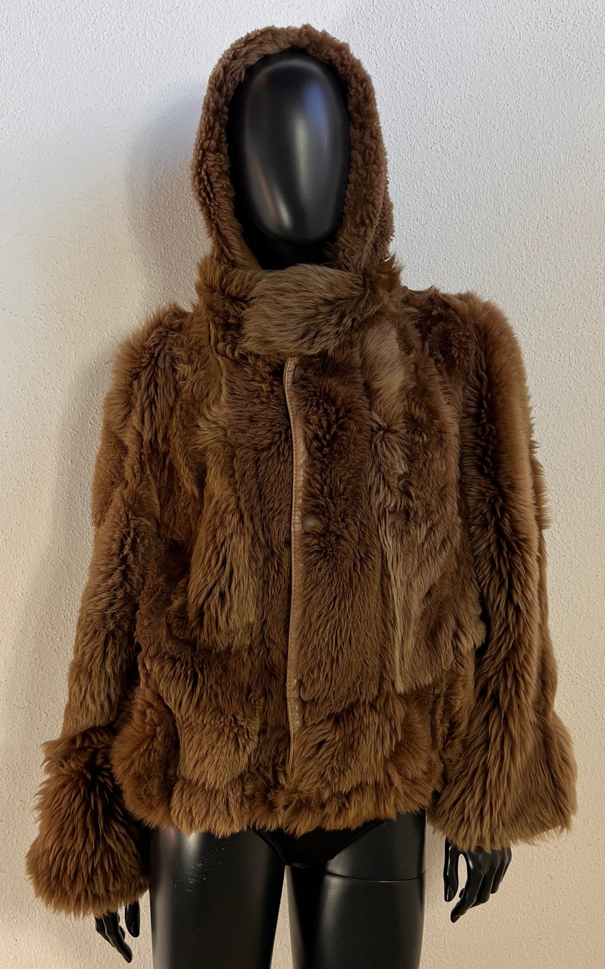 Reworked Curly Lamb Shearling Jacket