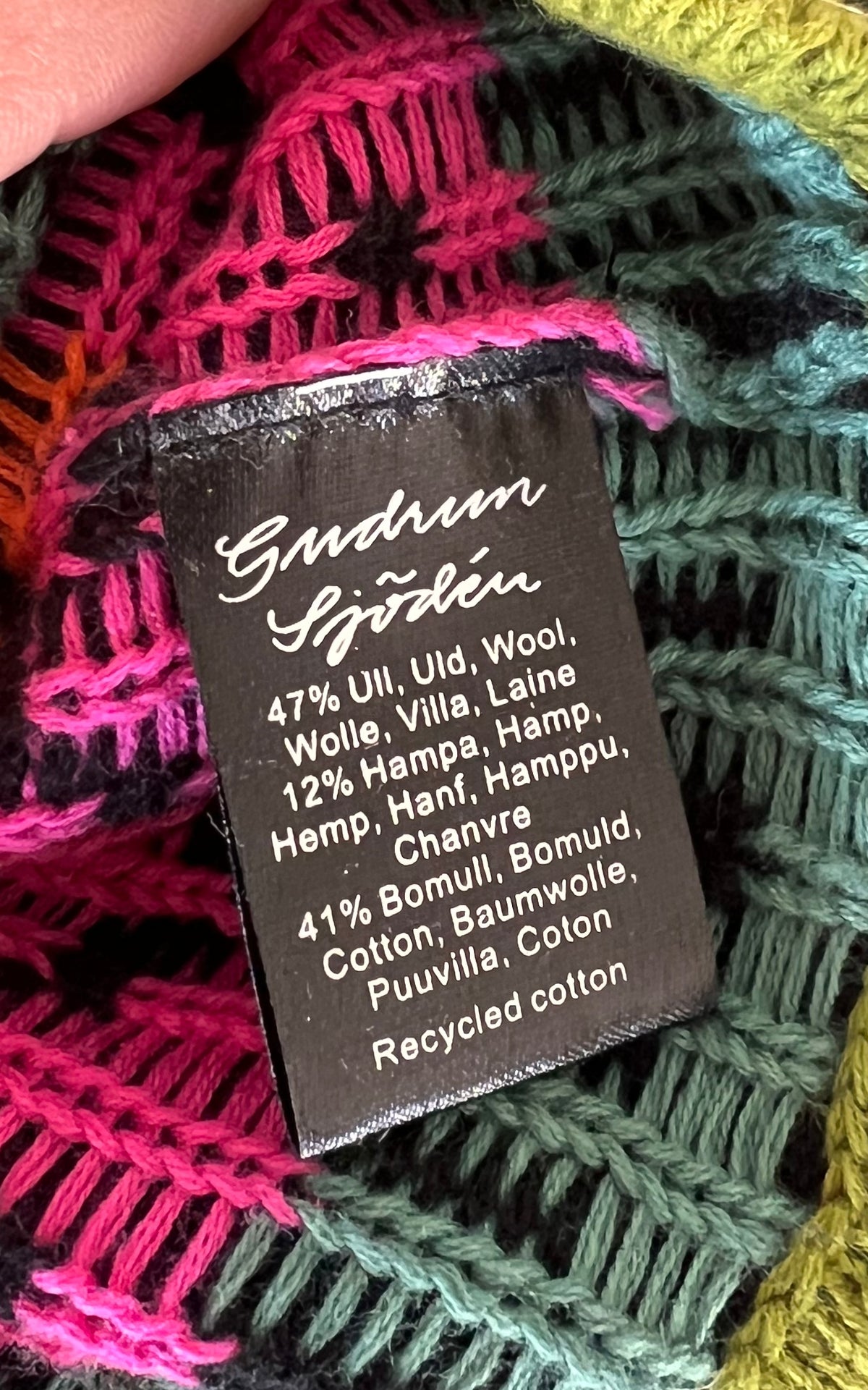 Gudrun Sjödén Multicoloured Knit Leg Warmers