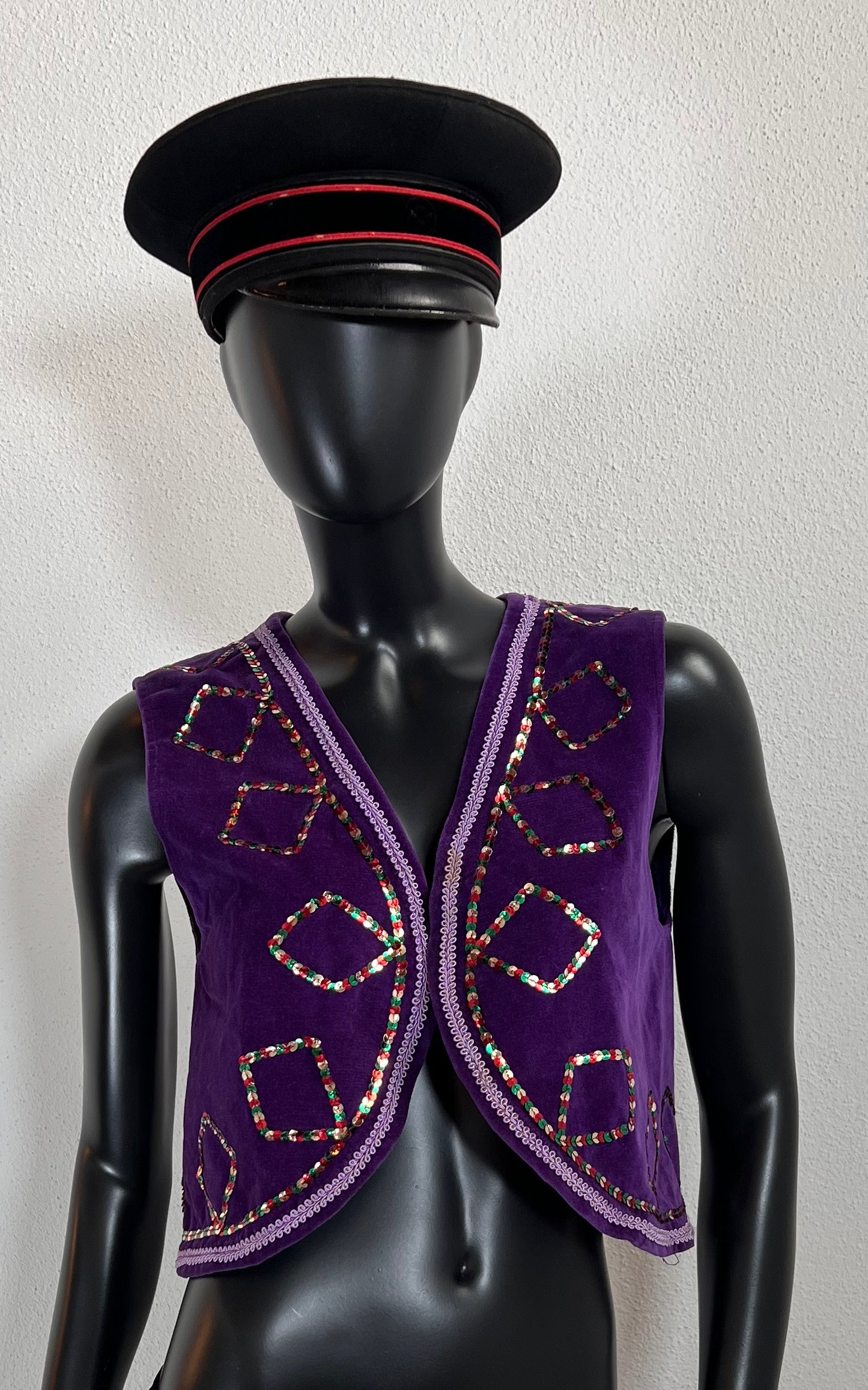 Gilet in velluto vintage