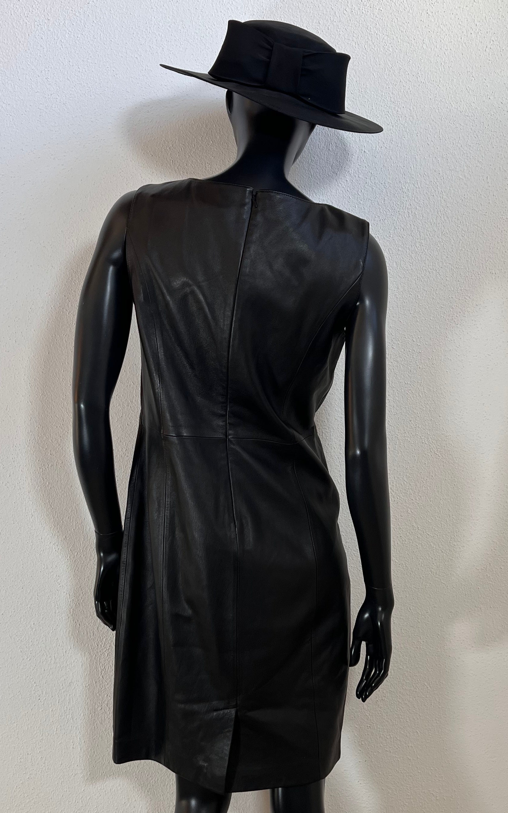 Abito vintage in pelle Madeleine anni '90