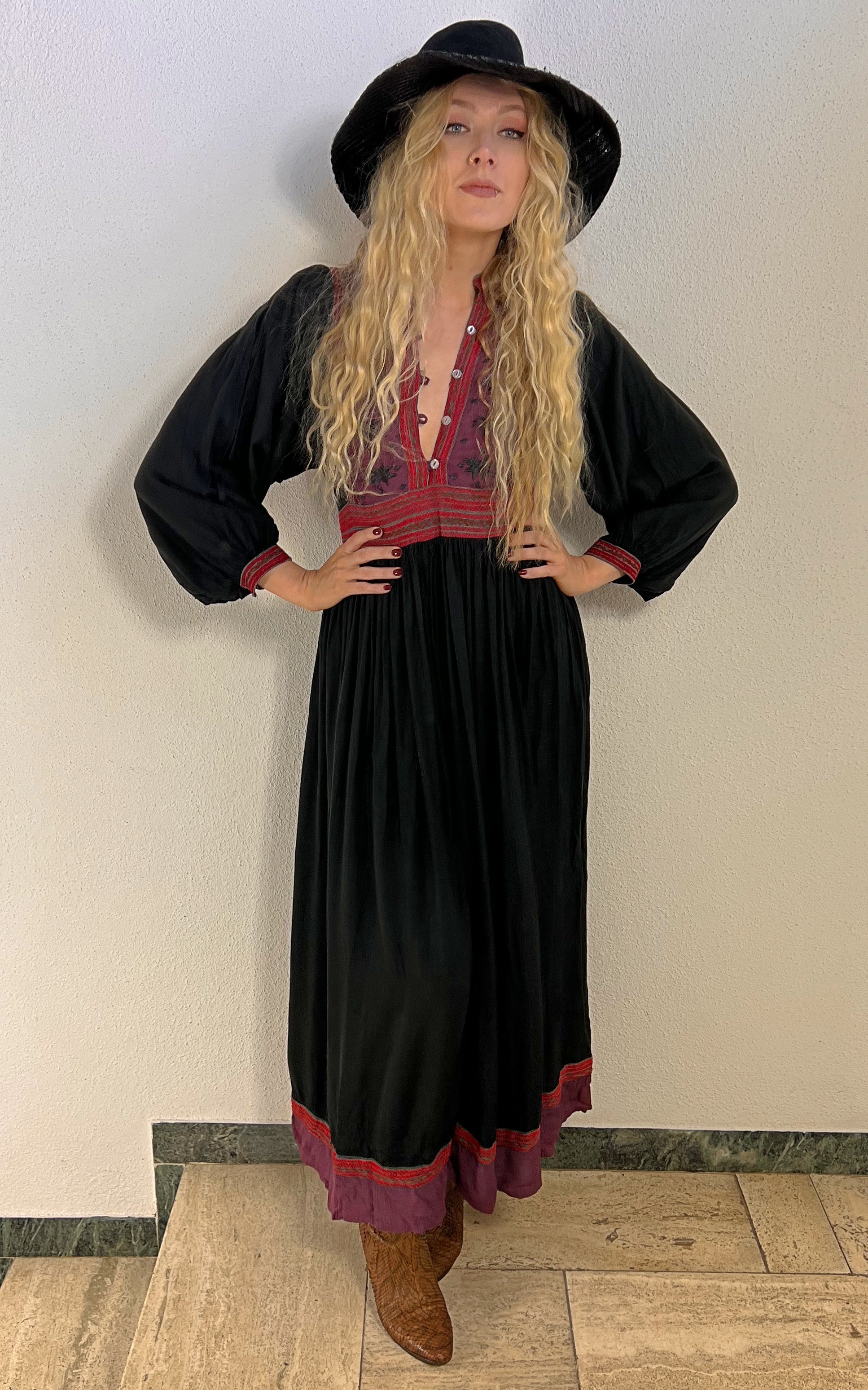 Vintage 70s Afghan Dress