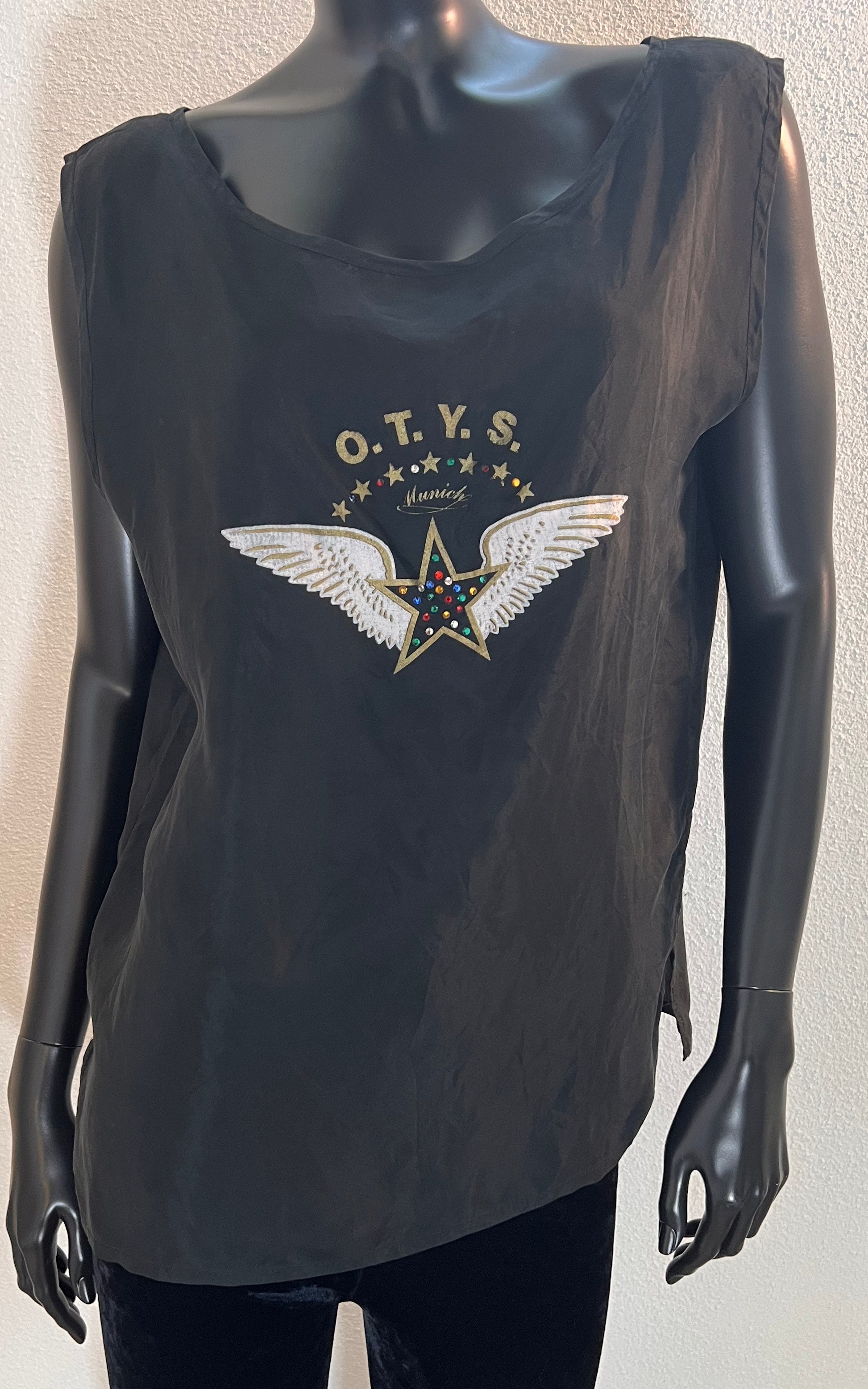 Top in seta vintage OTYS
