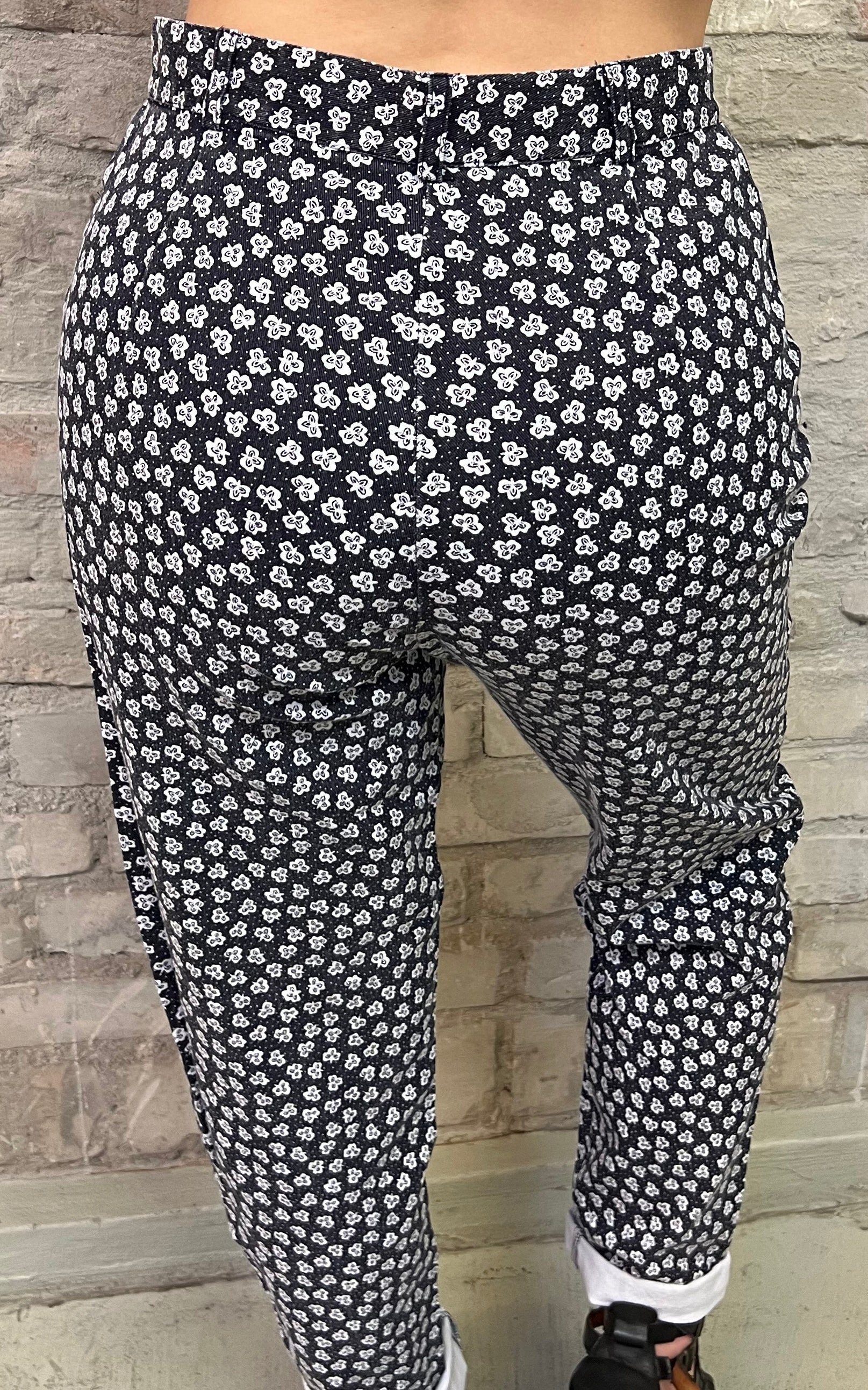 Pantaloni a fiori vintage anni '90 carini