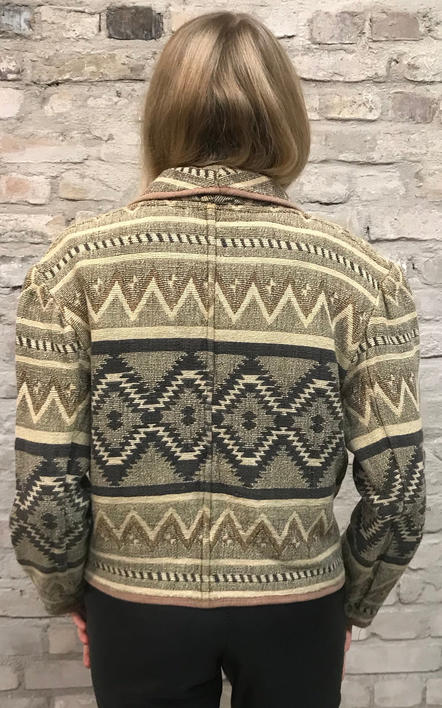 Giacca ikat vintage del sud-ovest